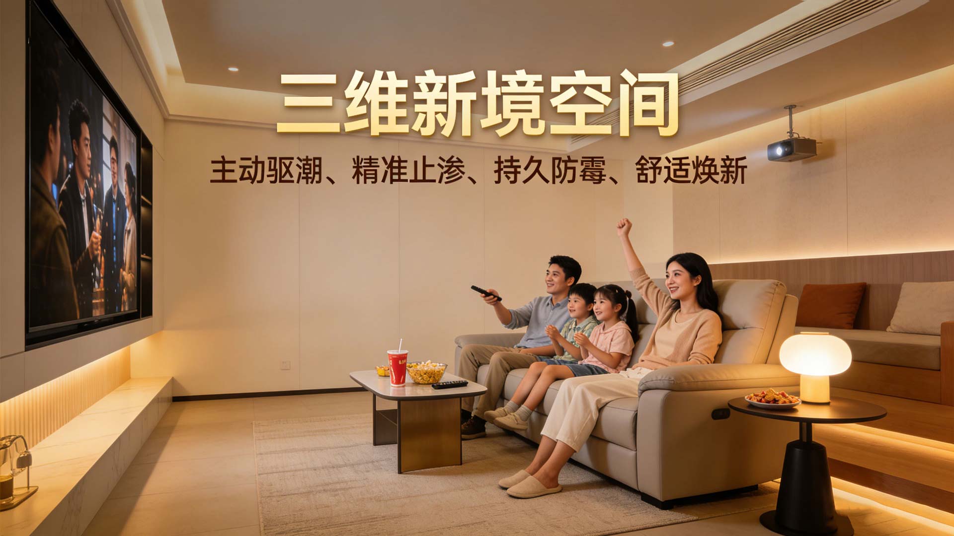 立威三维新境空间 | 沈阳高端住宅地下室防水防潮防霉 - 立威防潮官网